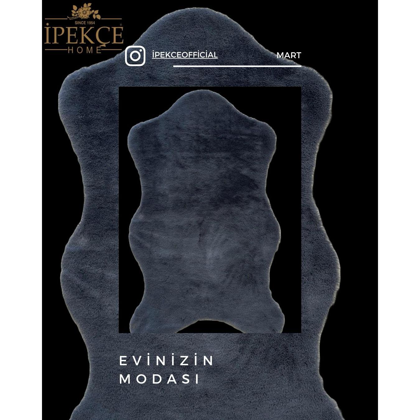 İpekçe Lina Series Tavsan Tuyu Hali - 80x150 cm -