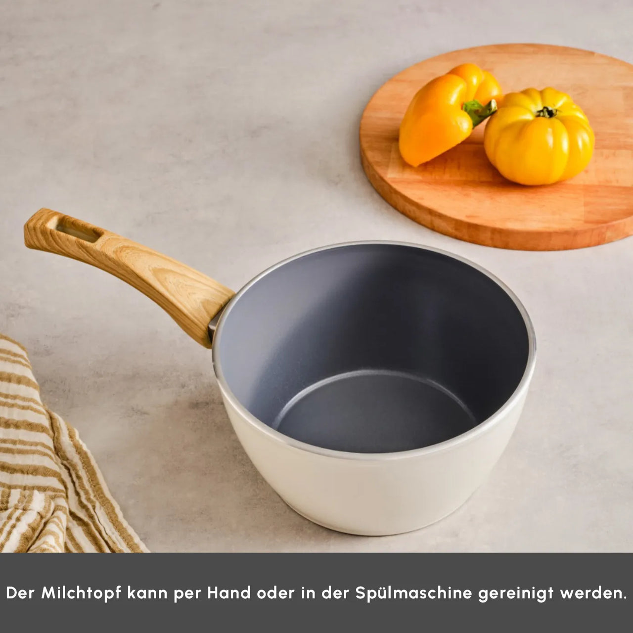 Karaca Swiss Crystal 18 cm Melkkannetje Crème – Juli Campagne: 1 Kopen 2 Verzenden