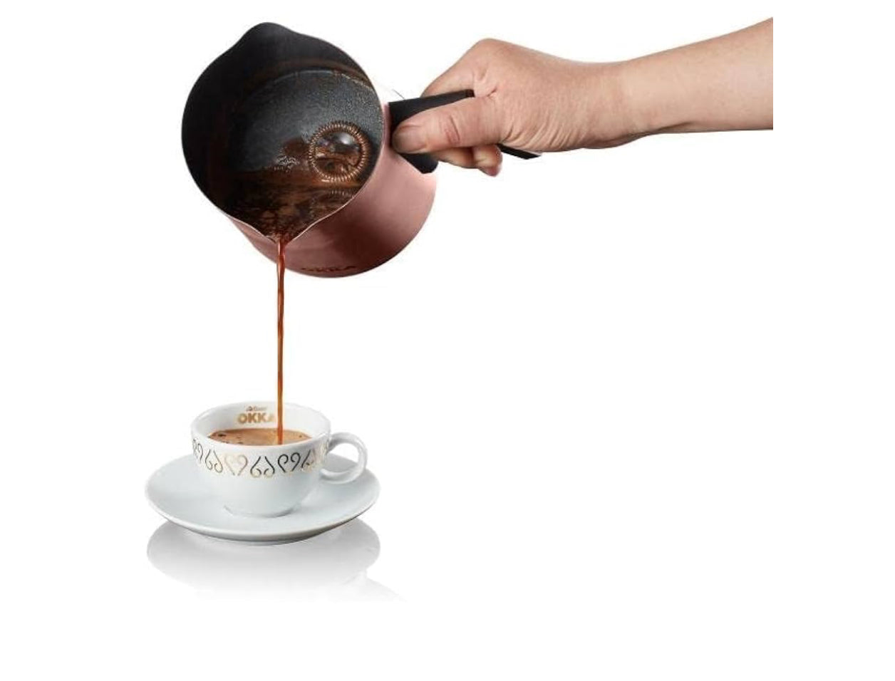 Okka Rich Spin M 5 Cup Turkish Coffee Machine – With Steel Container