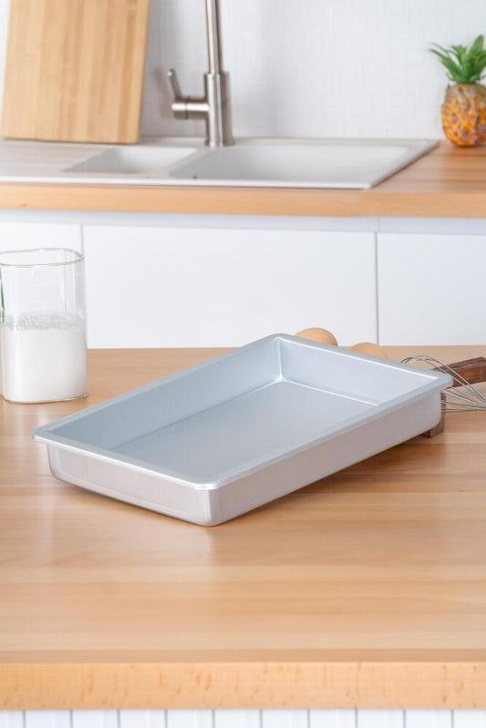 Rectangular Cake Mold 36 cm Aluminum – Silver Color