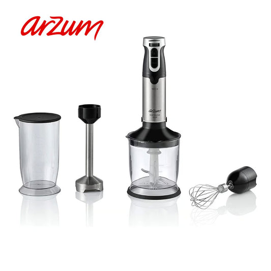 Arzum AR1162 Hand Blender – 1000W – Turbo Function – Metal Tip – Black