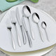Karaca 316 Elegance Athena Platinum 84 Piece 12 Person Fork Spoon Knife Set