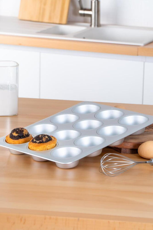 Matte Rectangular Muffin Cake Mold 38.5 cm – Aluminum
