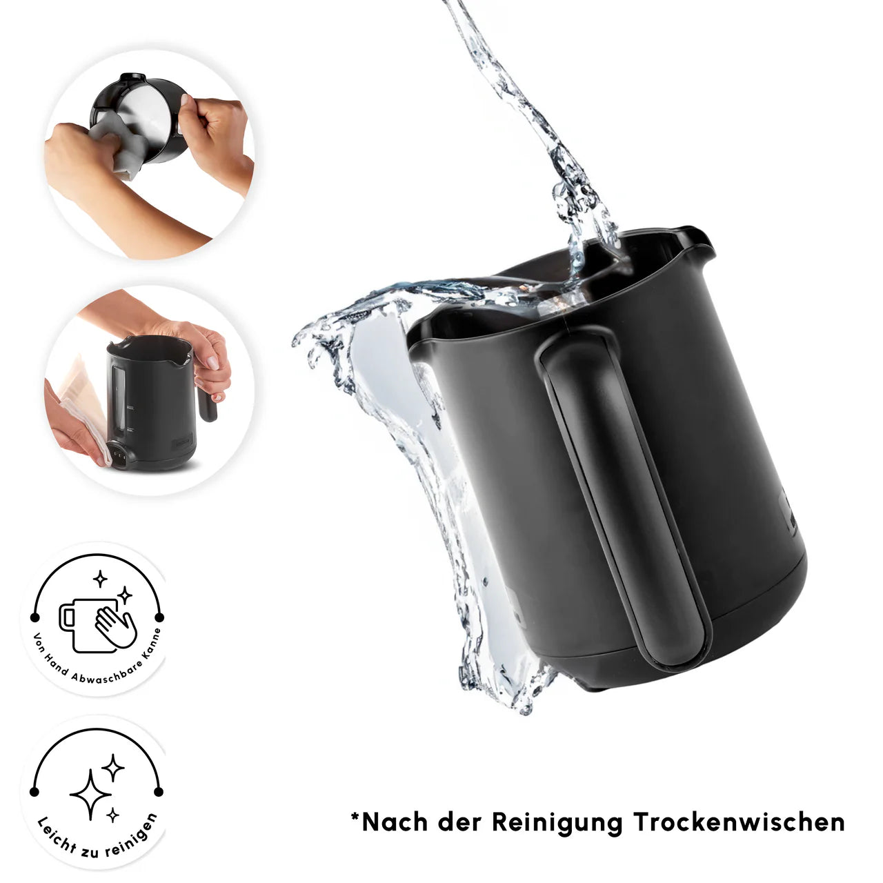 Karaca Hatır Black Water Tank Smart Turkish Coffee Machine