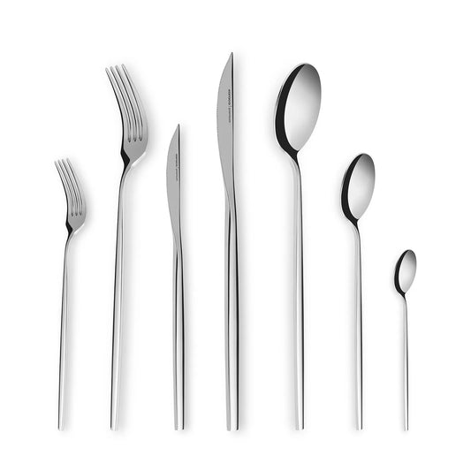 Karaca 316 Premium Mild Platinum 12-Person 84-Piece Fork Spoon Knife Set