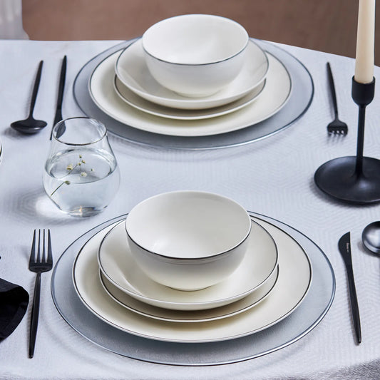 Karaca Leon Platinum Series – 6 Person 24 Piece Modern Dinner Set