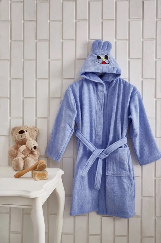 Silky Cotton Children's Bathrobe