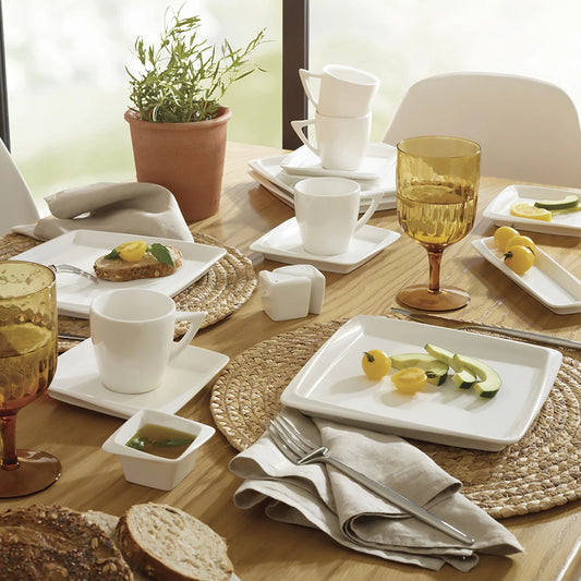 Karaca Vavien 26 Piece 6 Person Porcelain Breakfast and Serving Set
