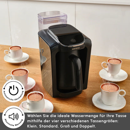 Karaca Hatır Black Water Tank Smart Turkish Coffee Machine
