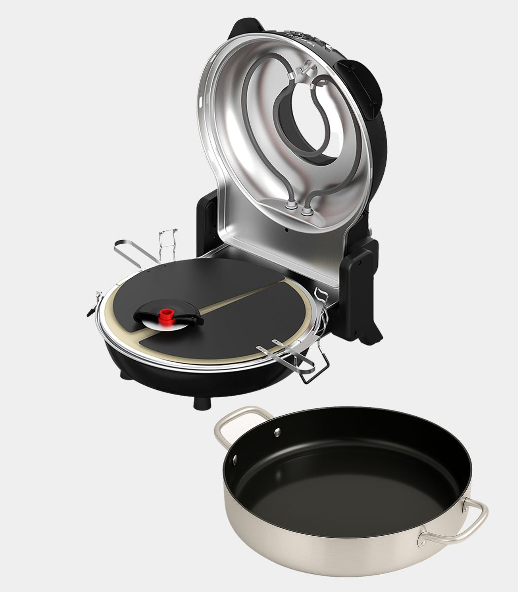 ERATEC PRO XXL Pizzamachine PM-27 – Tasoven / Diepe Bakplaat / Temperatuurindicator