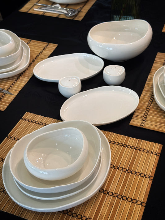 Acar Silva White 29 Piece Porcelain Dinner Set – For Elegant and Timeless Tables
