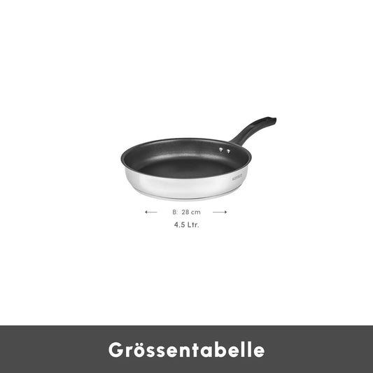 Karaca Gastro Pan – 22 / 24 / 26 / 28 cm – 304 Stainless Steel