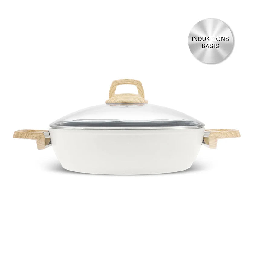 Karaca Swiss Crystal 30 cm Karnıyarık Pan Crème – Juli Campagne: 1 Koop 2 Verzending