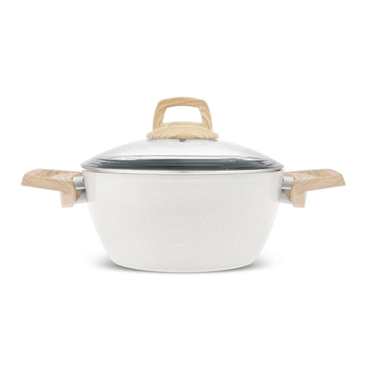 Karaca Swiss Crystal 24 cm Pot Cream – July Campaign: Buy 1 Get 2 Shipping