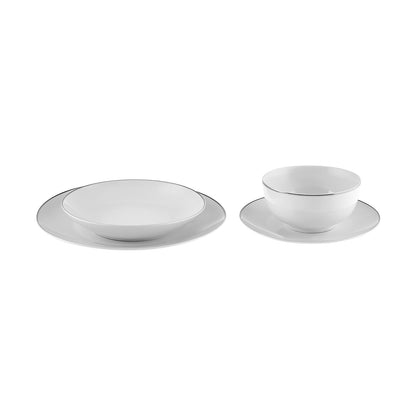 Karaca Leon Platin Serie – 6 Persoons 24-delige Moderne Eetset