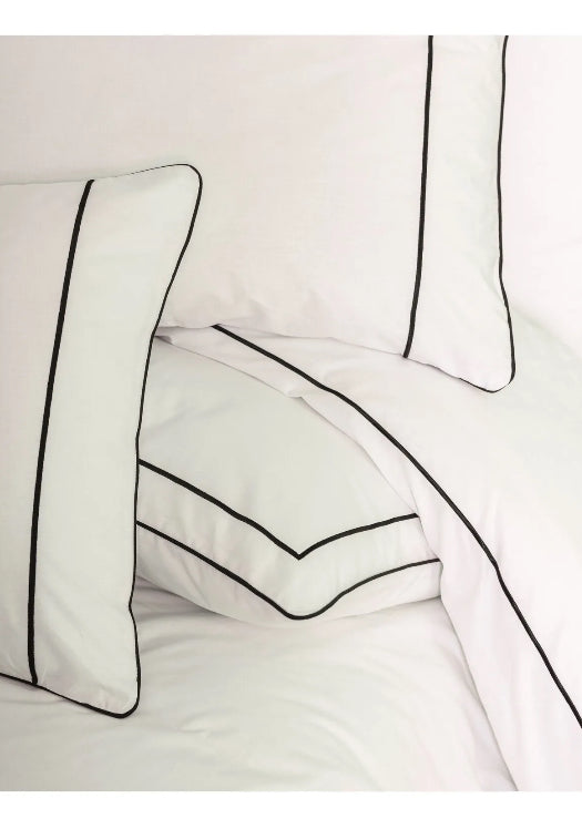 Coton Box Mahur Double Bed Duvet Cover Set – 100% Cotton, Plain Pattern, Fitted Sheet Without Elastic