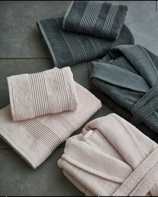İpekçe Kalben 6 Piece Family Bathrobe Set