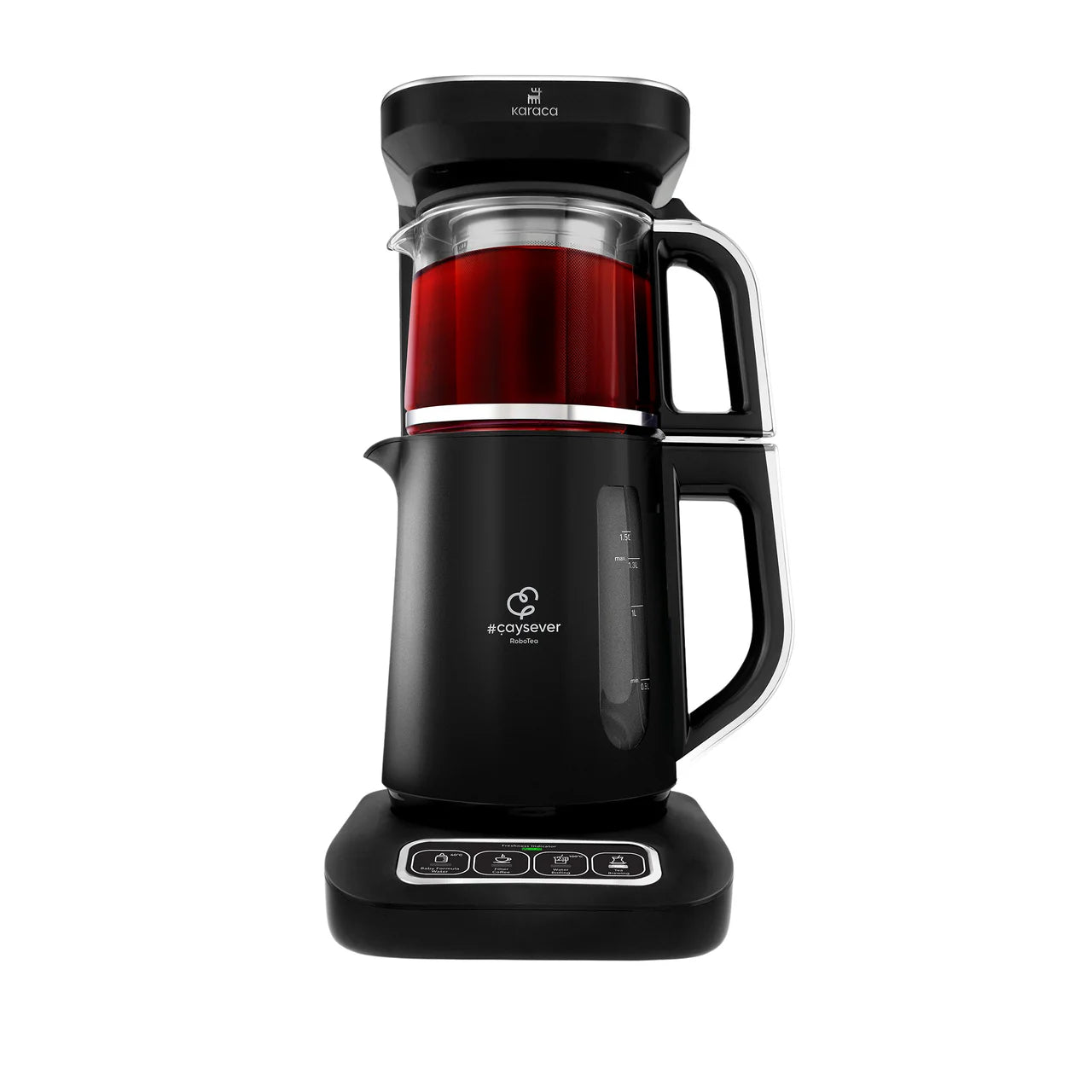 Karaca Robotea Pro 4 in 1 English Voice Smart Tea and Coffee Machine – Chrome