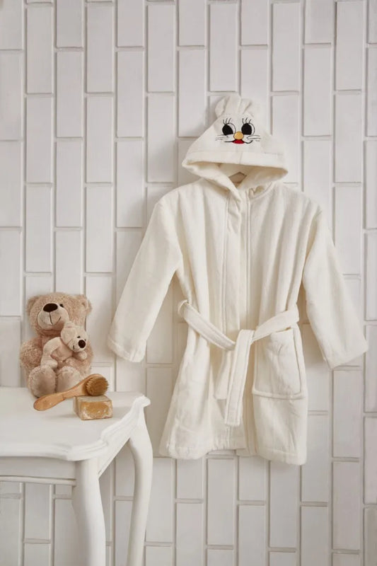Silky Cotton Children's Bathrobe