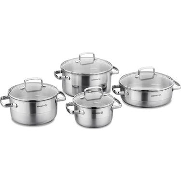 KORKMAZ A1965 STİLA 8 PIECE COOKWARE SET