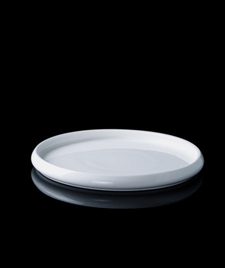 Acar White Pearl Round Serving Plate 20 x 2.5 cm